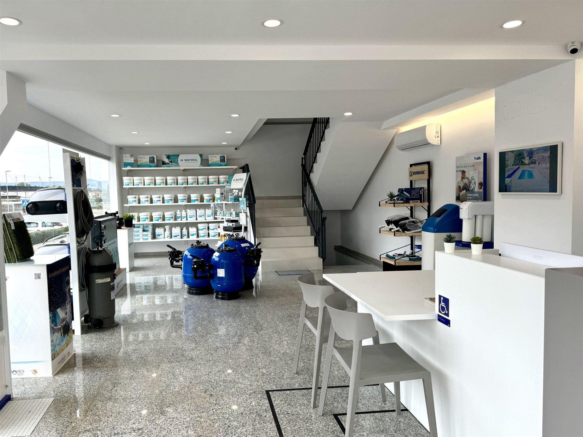 Inside the Impools shop